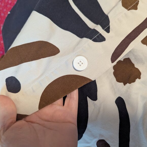 Marimekko Suvi Duvet Cover Pillow Shams King Size Floral Finnish Midcentury MCM - Picture 3 of 11